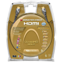 SecondDeal: Monster UltraHD Gold HDMI kabel met Ethernet   10 meter