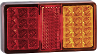 SecoRüt Aanhangerachterlicht Remlicht, Reflector, Knipperlicht, Achterlicht Links, Rechts 12 V, 24 V Helder glas