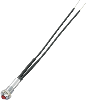 Sedeco 726665 Standaard signaallamp met lamp Rood 1 stuk(s)