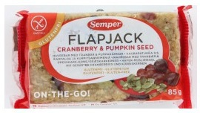 Semper Glutenvrij Reep Flapjack Cranberry Pompoenpitten
