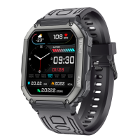 SENBONO C20S 1,8 inch Full Scherm bluetooth Bellen Hartslag Bloeddruk SpO2 Monitor Multi sport Modi 320mAh IP67 Waterdic