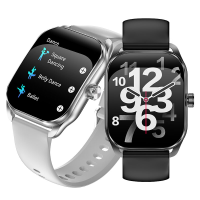 JX629 2.01Inch 3D Gebogen Scherm bluetooth Oproep Hartslag Bloeddruk Bloedzuurstofmonitor Slaapmonitoring Ademhalingstra
