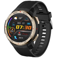 SENBONO MT12 1.28 Inch Full Touch Screen Bluetooth Bellen GPS Bloeddruk Zuurstofmonitor 20+ Sportmodi IP68 Waterdicht Sm
