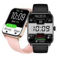 NY39 1.83 Inch HD scherm bluetoothoproep Hartslag Bloeddruk Bloedzuurstofmonitor Slaapmonitoring Multisportmodi Muziekwe