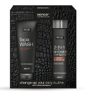 SenceBeauty Men Facewash & 2 In 1 Showergel Geschenkset