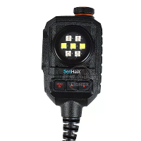 SenHaiX Draagbare Walkie Talkie Handmicrofoon met SOS Zaklamp C interface K interface Connector Geschikt voor SenHaiX GT