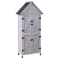 SENIGA   Tuinschuurtje   Grijs   Sparrenhout