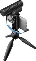 Sennheiser MKE 400 Mobile Kit Cameramicrofoon Zendmethode:Kabelgebonden Incl. Windkap, Incl. Kabel, Incl. Tas, Incl. Klem, Incl. Standaard Microfoon TRS (3.5