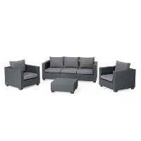 Allibert loungebank Salta   grijs   200,5x84x65,5 cm