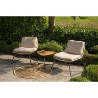 Exotan loungeset Danic (incl. Kussens)   bruin/beige