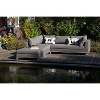 Exotan loungeset Sicilië links   stone grey