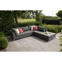 Exotan loungeset Sicilië rechts   stone grey