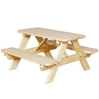 SenS Line Jimmy kinder picknicktafel / picknickbank   Onbehandeld