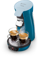 SENSEOÂ® Viva CafÃ© HD6563/70 Koffiepadmachine Blauw In hoogte verstelbare koffietuit