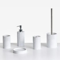 SEPAHUA   Badkameraccessoireset   Wit   Polyresin