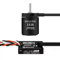 SEQURE ANT ESC & 1520 Motof 2 3S Hoge Prestaties Buitenrotof Bofstelloze Power Kit voof 1/24 1/18 1/16 RC Auto's Klim Tr