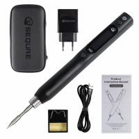 SEQURE DC Soldeerbout EU S60 I Europese Standaard Met 1 Soldeerbout Tip+Soldeerbout Stand+Opbergtas