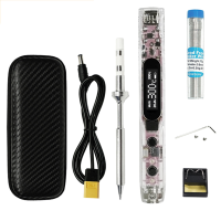 SEQUER SI012 Pro Max TS B2 Draagbaar OLED Soldeerbout met Kleurrijke Ambianceverlichting Chinees Engels en Russisch Menu