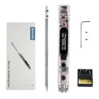 SEQUER SI012 Pro T12 B2 Max draagbare OLED soldeerbout met gekleurd sfeerlicht Chinees Engels en Russisch menu Toepassel