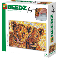 SES Creative BEEDZ Art   Leeuwen welpen Knutselen 06007
