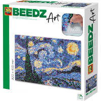 SES Creative BEEDZ Art Van Gogh   De sterrennacht Knutselen 06005