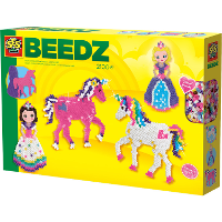 SES Creative BEEDZ   Strijkkralen Eenhoorns en prinsesjes Knutselen 06216
