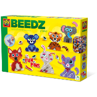 SES Creative BEEDZ Strijkkralen   FunPins dieren Knutselen 06308