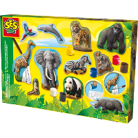 SES Creative Dieren gieten en schilderen Knutselen 01132