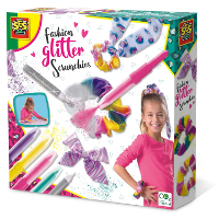 SES Creative Fashion glitter scrunchies Knutselen 14140
