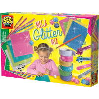 SES Creative Mega Glitter knutselset Knutselen 14109