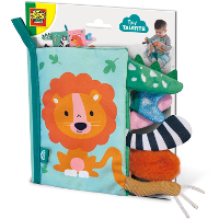 SES Creative Sensory soft dierenstaarten boek Leerboek 13112