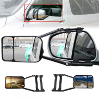 Set Auto Vergrootte Achteruitkijkspiegels Verstelbare Extra Buitenspiegel voor Alle Standaard Voertuigen RV's Caravan Au