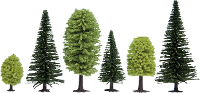Set bomen Gemengd bos 50 tot 140 mm NOCH Hobby 26911 10 stuks