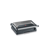 Severin 2394 Contactgrill Elektrisch Grijs metallic