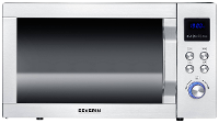 Severin MW 7777 Magnetron RVS, Zwart (mat) 900 W Grillfunctie