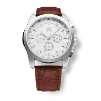 Sewor Black Brown Mechanical 3 Dial Men Wrist Watch