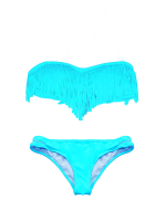 Sexy Ladies Strapless Fringe Bandeau Bikinis