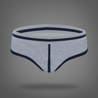 Sexy Mens Sports Briefs U Convex Pouch Color Splicing Underwear