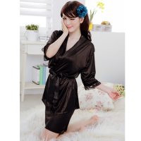 Sexy Women Lingerie Silk Satin Babydoll Dress Sleepwear Pajamas