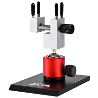 Sferische Roterende Bankklem Metalen Basis 360 Graden Klem Verstelbare Siliconen Beschermhoezen Ideaal voor Hobby , Hand
