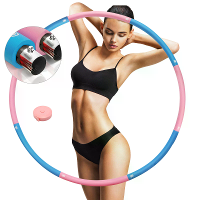 8 Verwijderbare Sport Hoops van 37,4 inch, Draagbare Abdominale Oefening Slimming Gymnastische Cirkel Fitness Gym