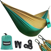 SGODDE Ultra Lichte Camping Hangmat Max Belasting 300KG Snel drogende Hangende Schommel Nylon Parachute Voor Buiten Binn