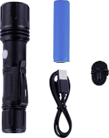 Shada Nightwatch 600 LED Zaklamp Met USB poort werkt op een accu 600 lm 180 g