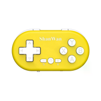 ShanWan Q36 Mini Gamecontroller bluetooth 5.0 Draadloze Pocket Gamepad Drie modus Functie Schakelbaar Compatibel met Emu