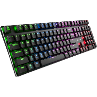 Sharkoon PureWriter RGB gaming toetsenbord RGB leds