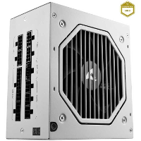 Sharkoon Rebel P20 750 White voeding 1x 12VHPWR, 4x PCIe, kabelmanagement