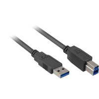 Sharkoon USB A 3.2 Gen 1 naar USB B kabel