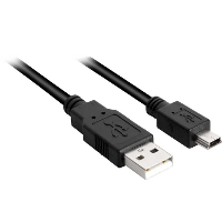 Sharkoon USB A 2.0 > Mini USB B kabel