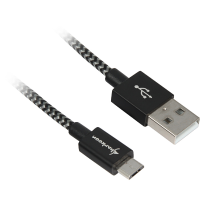 Sharkoon USB A 2.0 Naar Micro USB B kabel