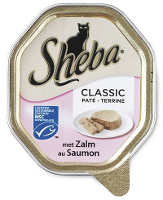 Sheba Alu Classic Pate Met Zalm Kattenvoer #95;_85 Gr